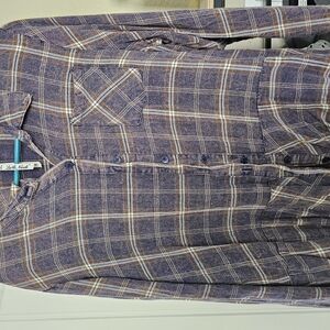 Plaid Button-Up Shirt